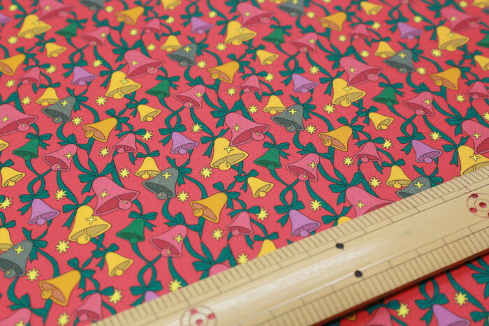 【リバティプリント/LIBERTY】2019A/W HAPPY HOLIDAYS Sparkling Bells DC30371-J19A