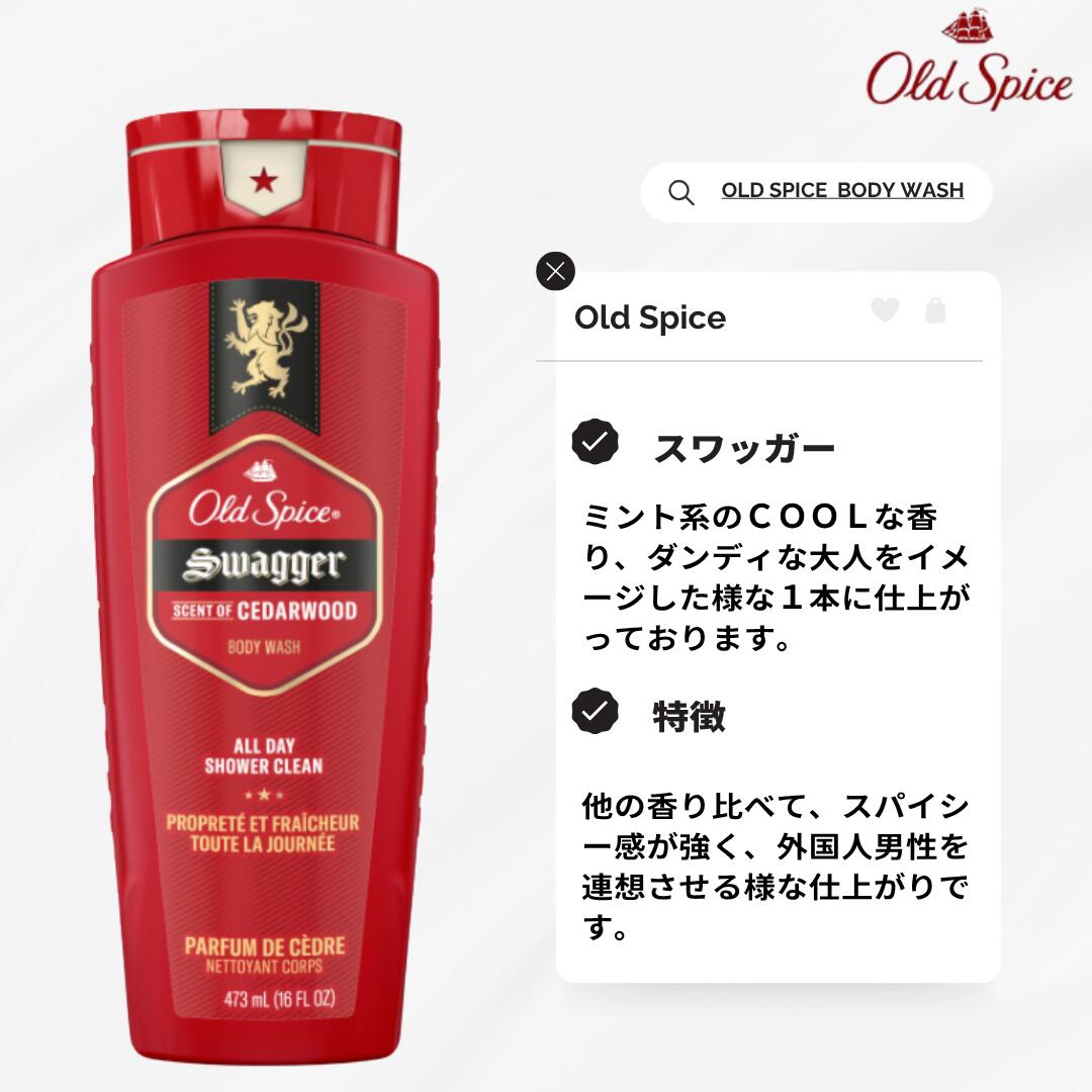 楽天市場】オールドスパイス スワッガー 香り（石けん・ボディソープ