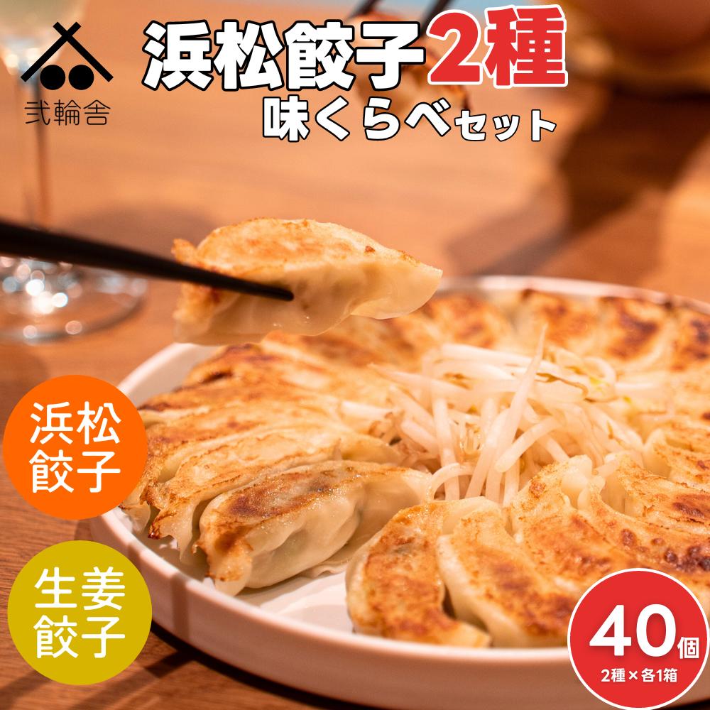 【送料無料】味くらべ 餃子 40個 セット(20個入×2種) ( 浜松餃子生姜餃子 ) ぎょうざ 惣菜 セット 詰め合わせ 食べ比べ 点心 中華 おかず おつまみ ギョウザ ギョーザ 冷凍 冷凍餃子 冷凍生餃子 国産 お取り寄せ 味比べのサムネイル