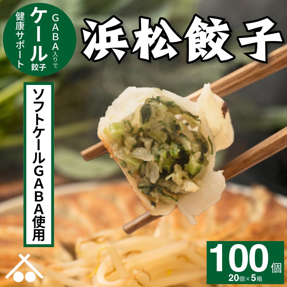 【送料無料】ソフト ケール GABA 使用! ケール 餃子 100個 (20個入×5箱)| 浜松餃子 ぎょうざ 惣菜 セット 点心 中華 おかず おつまみ ギョウザ ギョーザ 冷凍 冷凍餃子 冷凍生餃子 国産 お取り寄せ 焼餃子 焼き餃子 水餃子 揚げ餃子