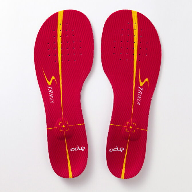 【11%OFFクーポン+P15倍】 BMZ CCLP ストライカー RED/BLACK 《正規品》 赤 レッド 黒 ブラック サッカー用 インソール シューズ フットサル 初級者向け 中敷 衝撃吸収 スポーツ スパイク Jリーガー スピード 疲れ軽減 足底筋膜炎 扁平足 かかと 足痛 踵痛 膝痛 腰痛 メンズ通販セール サッカー 用品 セール