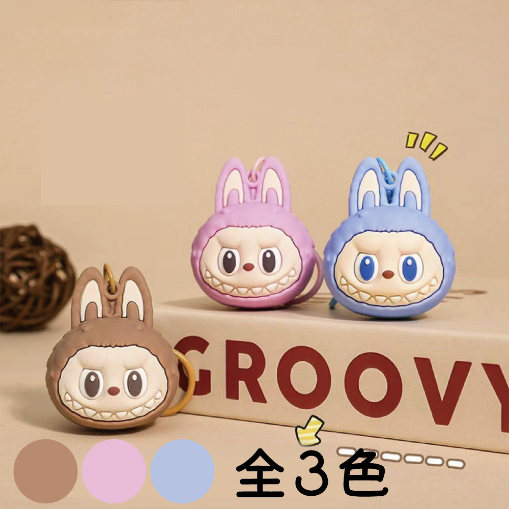 ヘッド キーホルダー かわいい キャラクター バッグチャーム ラブブ 用 ケース LABUBU 用 入れ物 キャラクター プレゼント 韓国風 キーリング おしゃれ
