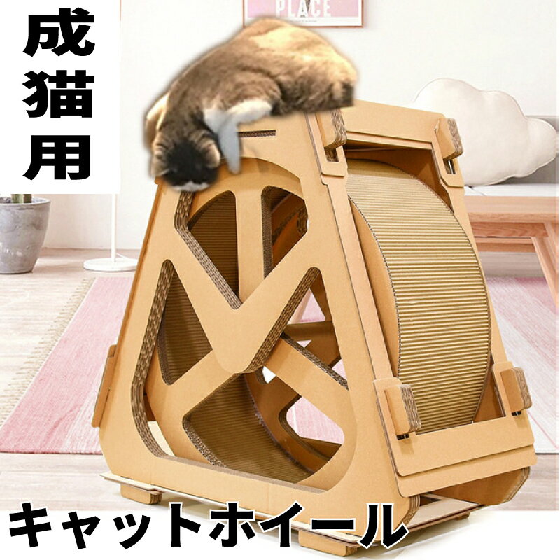 キャットホイール キャットウォーク キャットタワー Cat Wheel 猫 回転車 猫 回し車 猫ホイール 猫用ルームランナー 猫用ランニングマシーン 猫ジム 室内飼い 猫 健康管理 猫 運動不足解消 猫 ストレス解消 猫 ダイエット 猫 爪とぎ 猫のおもちゃ 組み立て製品 分解可能
