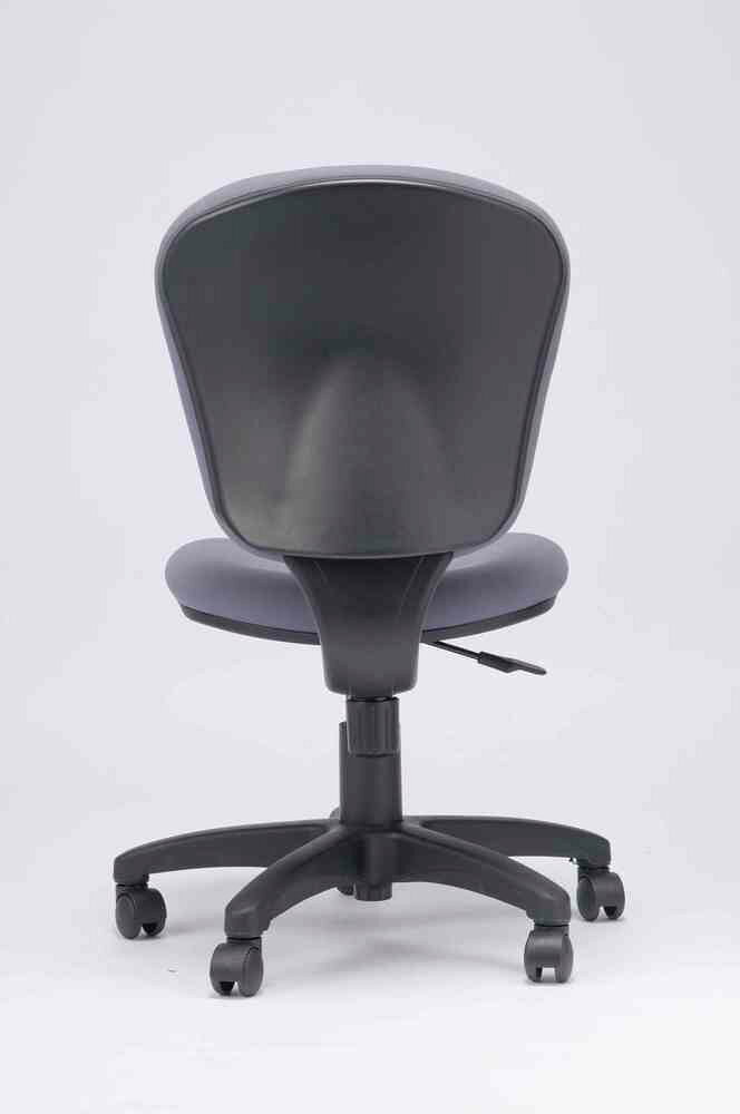 モールドウレタンスタンダードチェア オフィスチェア OAチェア 事務イス 社員用 ローバック ロータイプ 360度回転 コンパクト 布張り 送料無料 グレーグレー (※北海道、沖縄・離島は発送不可) [3]