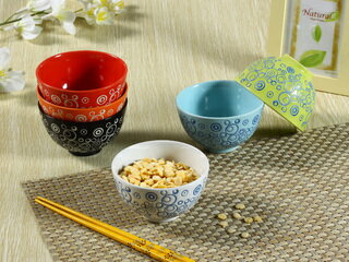 茶碗 おしゃれ 和食器 (10.9cm)【ライスボウル レリーフ ご飯 大きい レンジOK 食洗機対応 まんぷく 子ども カラバリ 花柄 オリジナル アウトレッ...