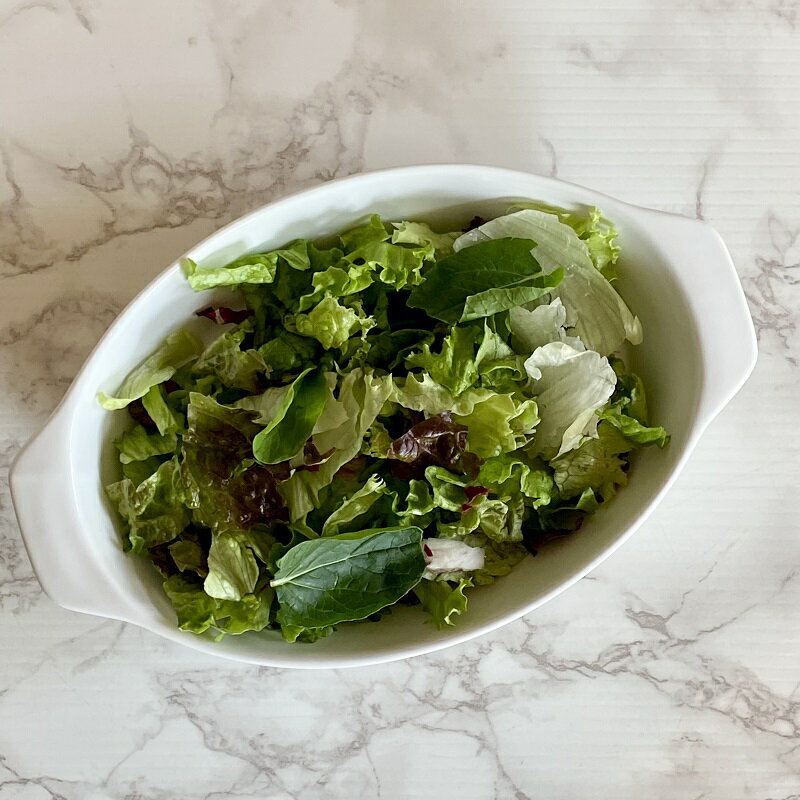 ドリア皿 サラダボウル 白磁 おしゃれ (24.5cm/850ml)【大鉢 大きい カフェ レンジOK オーブン対応 食洗器対応 無地 シンプル 強化磁器 アウ...