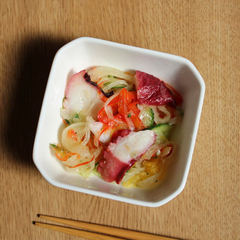 小鉢 スクエア (180ml 大サイズ) 白磁 おしゃれ【オードブル レンジOK 軽い 小さい ボウル 強化磁器 アウトレット 訳あり アトリエ カフェ 業務用...