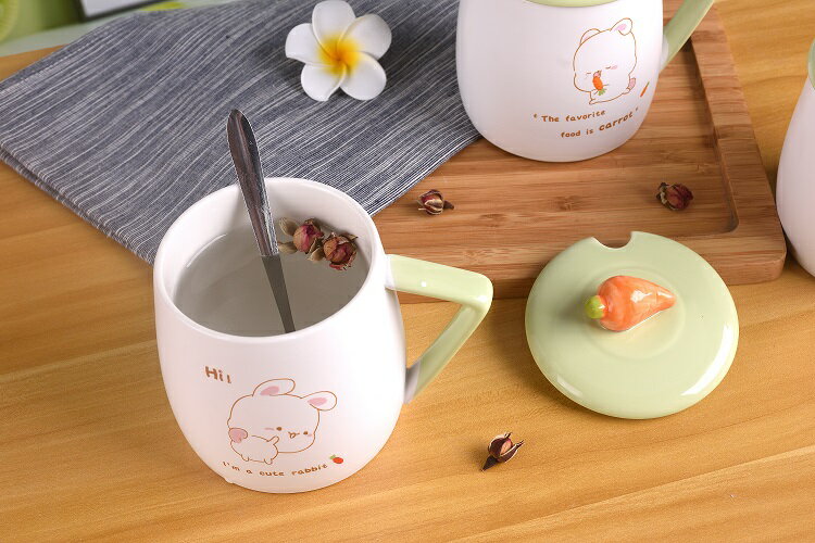 マグカップ 白磁 おしゃれ (うさぎ 450m...の紹介画像2
