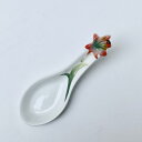 レンゲス プーン おしゃれ レリーフ)【カトラリー 強化磁器 レンゲ 割れにくい 軽い ハンドメイド 食器 白磁】