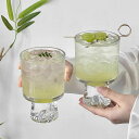 ロックグラス 底上げグラス 高底グラス 340ml 日本酒 焼酎 ウィスキー ブランデー 水割り 梅酒 酒器 水 お茶 冷茶 クリスタルガラス ギフト クリスマ...
