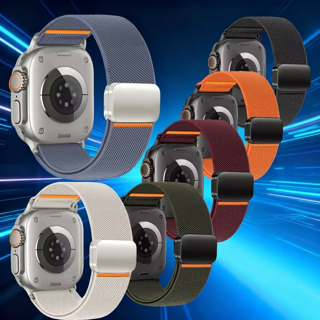 材質 ナイロン、マグネット 産地 中国 サイズ 写真に参照してください。 色・柄 全6色から選べます 入り数 1 【全モデル対応】Apple Watch Ultra 49mm，Apple Watch 10（42mm，46mm）Apple Watch 7・8・9(41mm，45mm)，Apple Watch 4・5・6・se (40mm，44mm)，Apple Watch 1・2・3 (38mm，42mm)にすべて対応できます。必ずアップルウォッチ本体背面に記載するサイズをご確認の上ご購入してください。 【スポーツ場面で活躍】ナイロン製バンドのメリットは、軽さ・通気性・フィット感に優れ、長時間装着していてもストレスや負担が少ない点にあります。 メッシュ構造によって通気性が確保されているため、汗をかきやすい夏場でも蒸れにくく、スポーツやアウトドアといったアクティブなシーンでも活躍します。 【オシャレなデザイン】落ち着いた色でビジネス場面でも違和感がなく、明るいオレンジ色はスポーツウェアにも似合います。 【Nishida品質保証】「もっと快適に」の理念をもって、お客様に満足いただけるように努めていきます。 何か問題があれば、誠意を持って対応させていただきますので、お気軽にお問い合わせください。ご不明な点がある場合やサポートが必要な場合も、遠慮なくご質問ください。 この商品はゆうパケットメール便での発送となります。 郵便ポスト投函となります。 ゆうパケットメール便商品は通常商品と同梱発送できません。 代引き払いについて ゆうパケットメール便のため、代引き払いのご利用ができません。