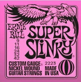 【送料無料 郵便】ERNIE BALL アーニーボールエレキギター弦 2223 Super Slinky スーパースリンキー 1SET