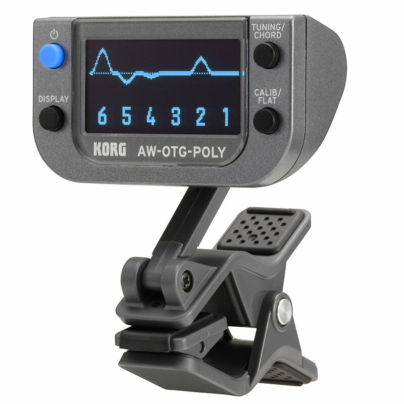 【送料無料 郵便】KORG ポリクリップチューナー POLYPHONIC CLIP-ON TUNER AW-OTG-POLYギター用