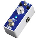 RevoL effects NAVY BLUE OVERDRIVE EOD-01は、2種類のドライブモードに加え、広いダイナミックレンジを兼ね備えた、チューブライクなオーバードライブ・ペダルです。 低音から中音域にかけてブーストし、パワフルなドライブサウンドが味わえる“ BOOST ”モードと、ナチュラルなクリーンブーストが持ち味の ”CLEAN ”モードが選択可能です。