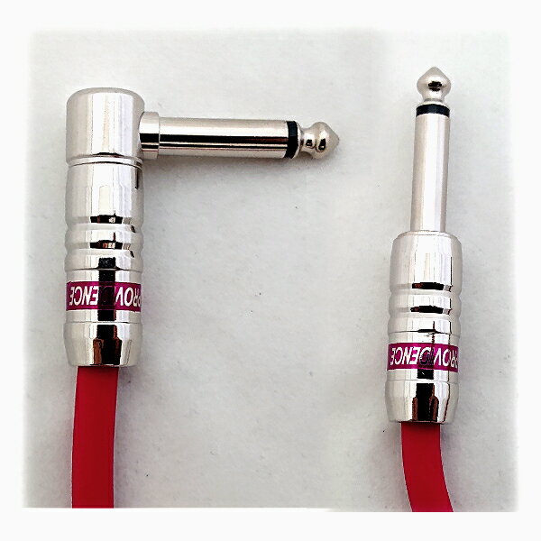 【送料無料 郵便】プロビデンス パッチケーブル LE501 S-L レッド(赤) 0.3m ストレートとL型フォーン