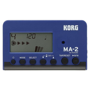 KORG 電子メトロノーム MA-2 青黒 ベストセラーのカードタイプメトロノーム MA-2-BLBK　送料無料 郵便