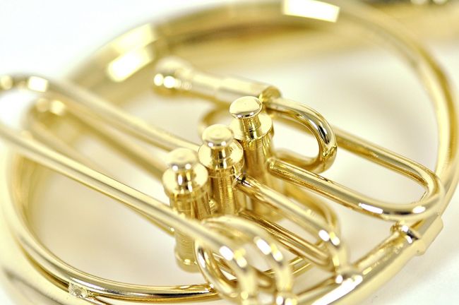ミニチュア楽器（フィギュア）スーザフォン カラーゴールド 金属製 1/6（14cm） サ...