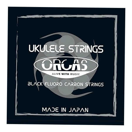 ORCAS フロロカーボン ウクレレ弦Low-G用の弦1本 ソプラノウクレレ用 コンサートサイズ OS-30 LG カラー:ブラック 送料無料 郵便