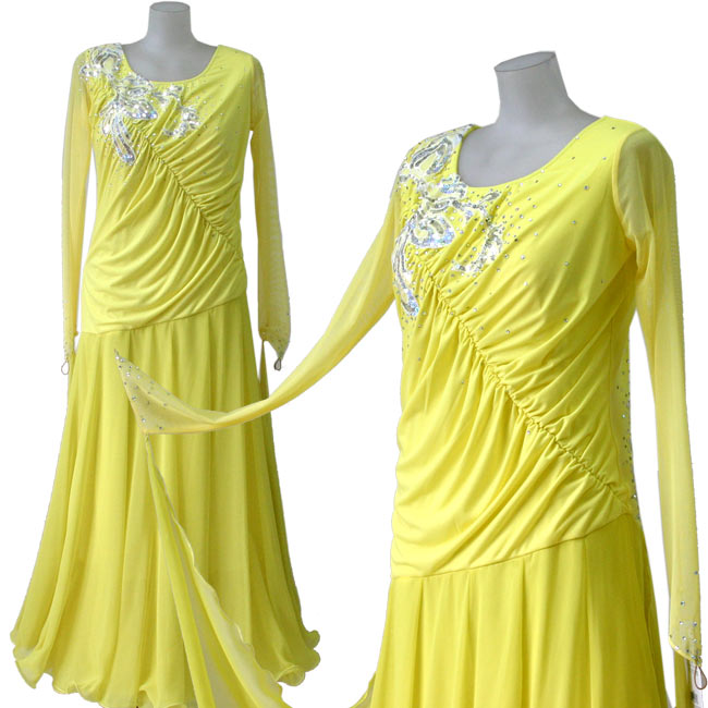 ダンス衣装 カラオケ衣装 スパンコールドレス 舞台衣装 ステージ衣装 シフォンロングドレス