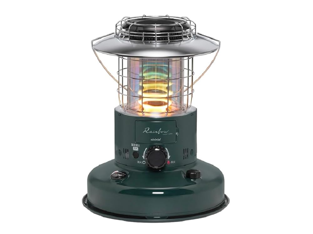 トヨトミ 対流型 石油ストーブ ランタン調 (木造7畳まで/コンクリート9畳まで) 日本製 ダークグリーン RL-25N(G)