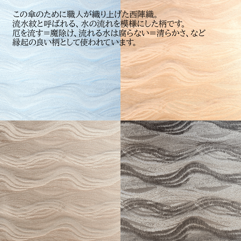 日傘 メンズ 折り畳み 日傘 メンズ 折りたたみ 折りたたみ傘 メンズ 高級 日傘 メンズ 高級 【毎日使える 西陣織傘 ブルー】★★ 日傘 メンズ おしゃれ 晴雨兼用 日傘 国産 雨傘 折り畳み 日傘 男性用 青 晴雨兼用傘 ギフト