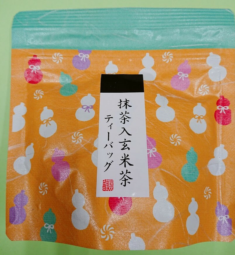 Roasted Rice Tea - 抹茶入り玄米茶ティーバッグ　3gx7　お手軽　掛川産　簡単便利