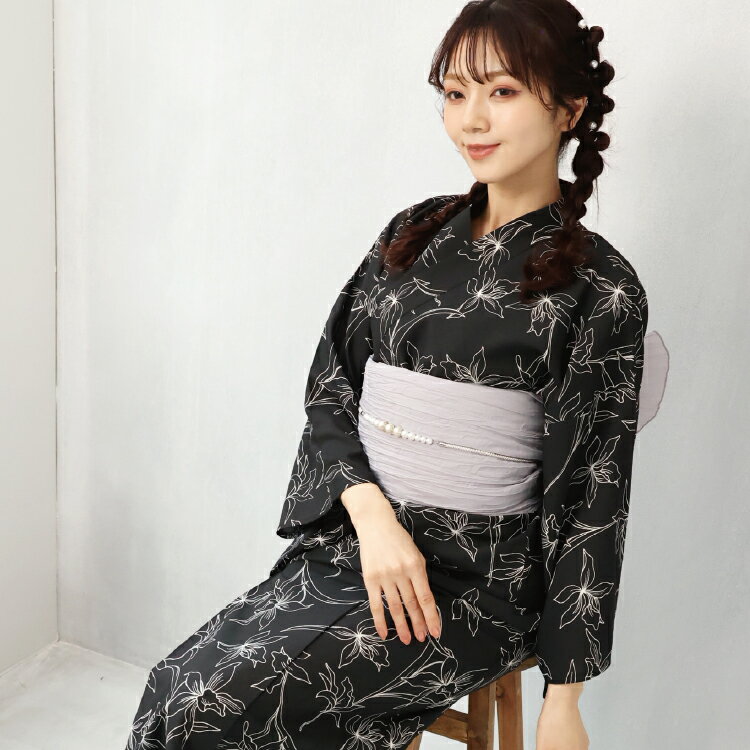 楽天市場】浴衣 セパレート(カラーブラック)(レディース 楽天市場】浴衣 セパレート(カラーブラック)(レディース