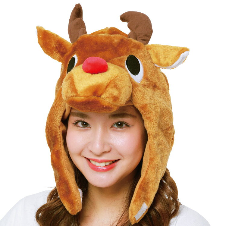 トナカイ キャップ 着ぐるみキャップ 大人用 ...の紹介画像3