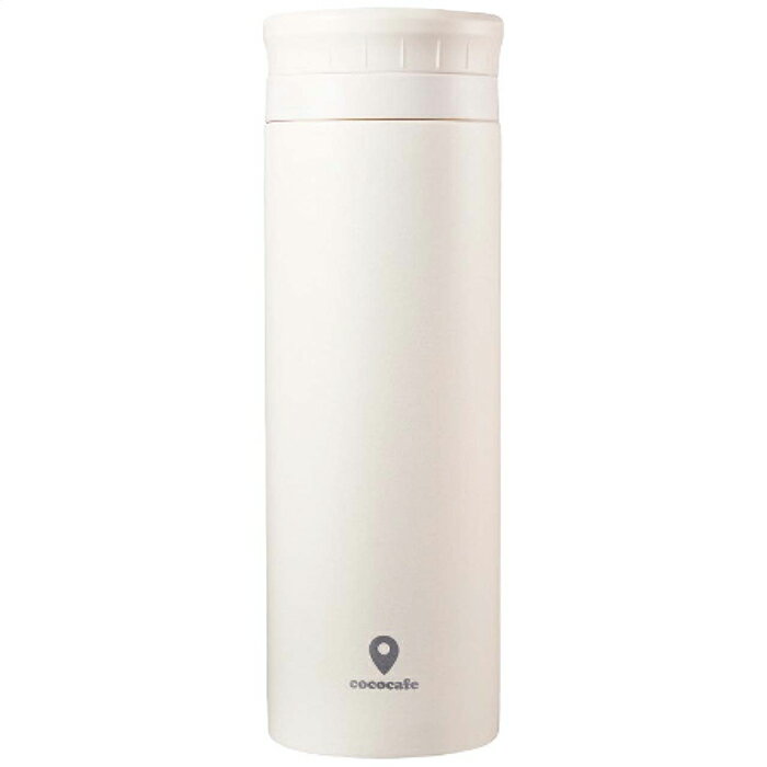 1個から注文可　パウダーコート ココカフェ真空二重マグ500ml アイボリー CC-50Iノベルティグッズ 販促..