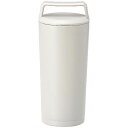 1個から注文可 ハンドル付ステンレスタンブラー360ml グレージュ B3725ノベルティグッズ 販促品 ノベルティ 景品 粗品