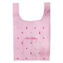 1個から注文可 ピンクリボン ラインアップリボン エコバッグ 0715001100 ノベルティグッズ 販促品 ノベルティ 景品 粗品