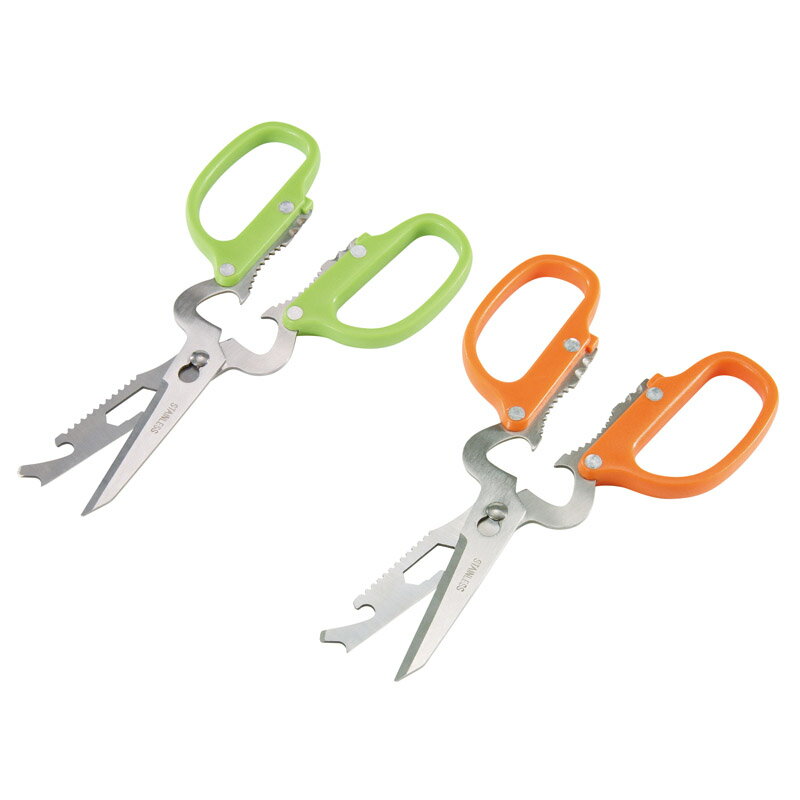 1個から注文可 10WAYキッチンはさみ（1P） 6254 ノベルティグッズ 販促品 ノベルティ 景品 粗品(3)