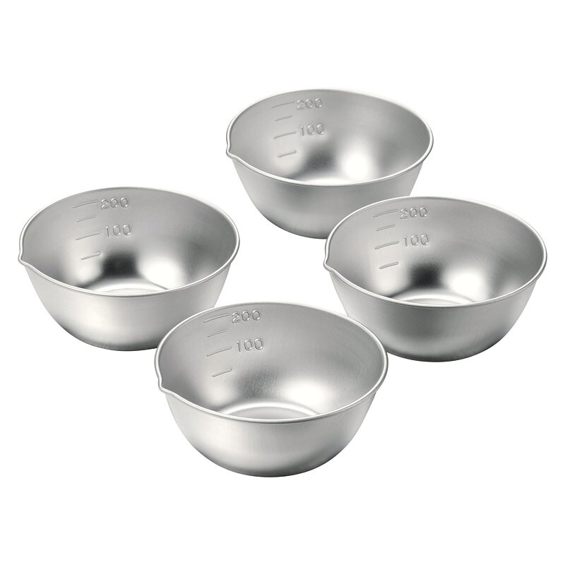 Rakuten - 1個から注文可 燕三 ステンレス小分けボール10cm 4P EM-096 ノベルティグッズ 販促品 ノベルティ 景品 粗品