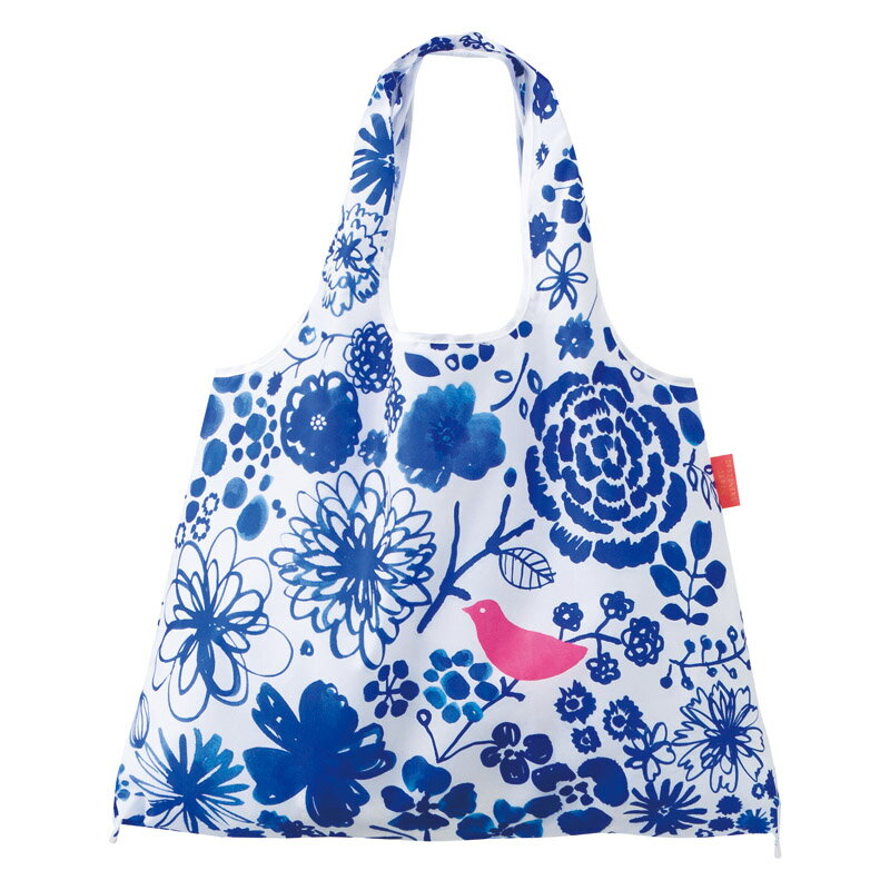 Rakuten - 1個から注文可 デザイナーズジャパン 2way Shopping Bag バードソング DJQ-4611-PO ノベルティグッズ 販促品 ノベルティ 景品 粗品