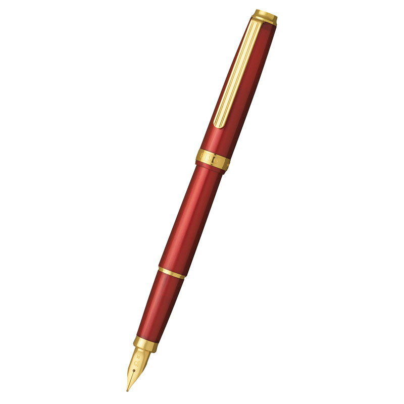 乐天商城 - 1個から注文可 プラチナ 万年筆 BISO 細字 フレイムレッド PTL-15000 #11-2 ノベルティグッズ 販促品 ノベルティ 景品 粗品