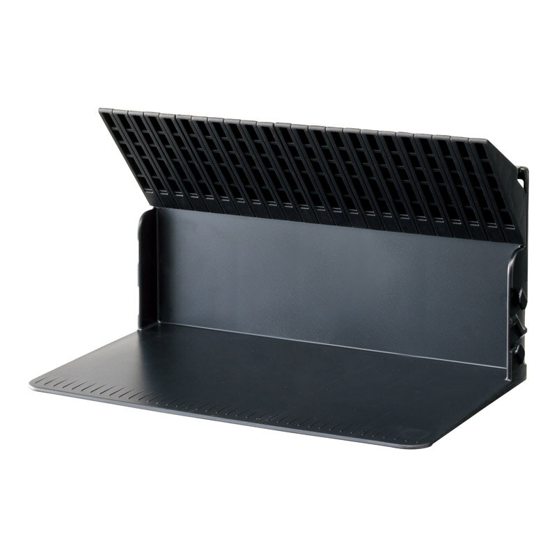 1個から注文可 LIHIT LAB. 1冊でも倒れないブックスタンド ブラック A3575-24 ノベルティグッズ 販促品..