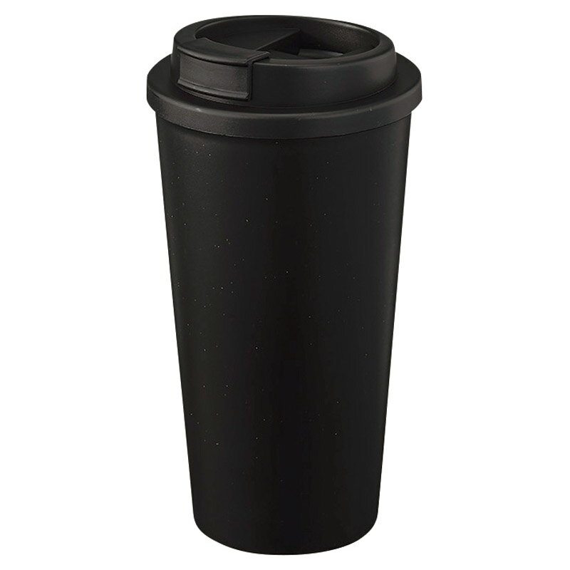Rakuten - 1個から注文可 ダブルウォールタンブラー550ml（コーヒー配合タイプ） ブラック TS-1773-009 ノベルティグッズ 販促品 ノベルティ 景品 粗品