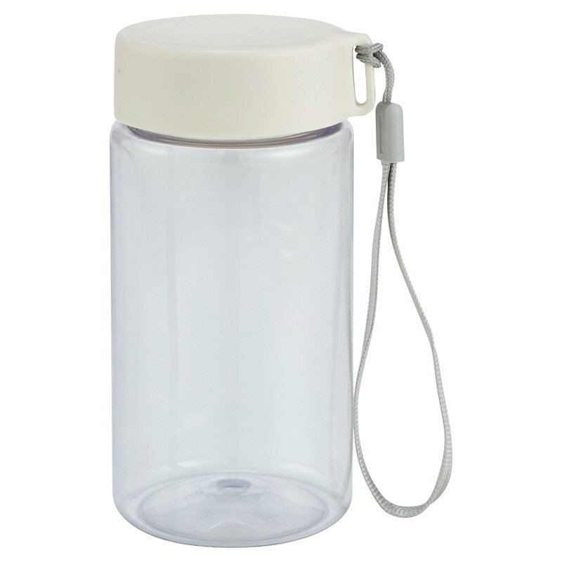 Rakuten - 1個から注文可 飲み口の大きなクリアボトル420ml ホワイト SC-2610w ノベルティグッズ 販促品 ノベルティ 景品 粗品