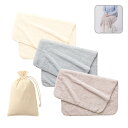 1個から注文可 カチオン染めミニブランケット(巾着付) ノベルティグッズ 販促品 ノベルティ 景品 粗品