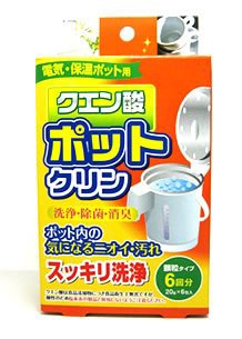 クエン酸ポットクリン 20g×6包入 電気ポット 保温ポット 洗浄 除菌 消臭 キッチン キッチン用品 衛生 6回分
