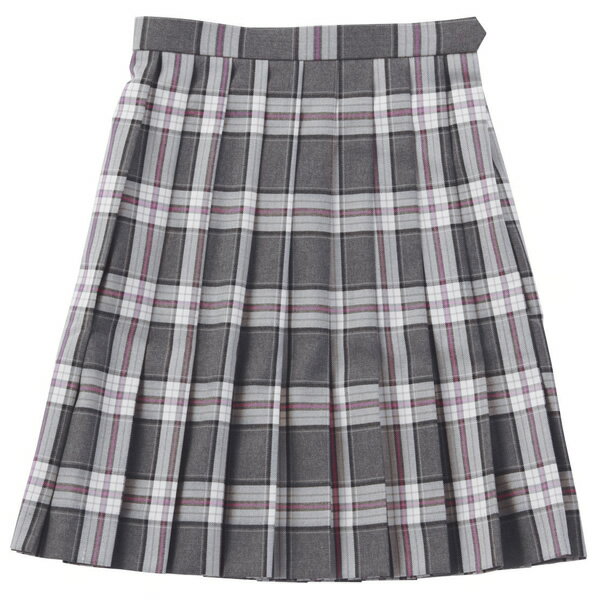 ベンクーガー スクールスカート ベージュ ピンク チェック 5351 学生服 制服のニシキ通販送料無料 Bencougar スクールの ワンウェイ プリーツスカート45cm丈 その他 ロコネイル スクールスカート 学生服