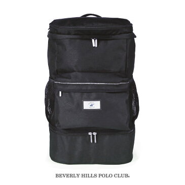 BEVERLY HILLS POLO CLUB/ビバリーヒルズポロクラブ 30L 男子 スクエアーバッグ ブラック