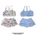 オーシャンアンドグラウンド Ocean&Ground 水着 フリルビキニショーツ 花柄 女子 女の子 1812815