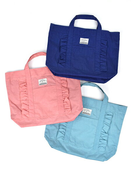 乐天商城 - オーシャンアンドグラウンド Ocean＆Ground レッスンバッグ 手提げ バッグ FRILL フリル 1015006