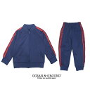 オーシャンアンドグラウンド Ocean&Ground 子供服 ジャージ 上下セット ダークブルー キッズ 1817801