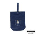 オーシャンアンドグラウンド Ocean&Ground シューズバッグ 靴袋 キッズ BLUE BLUE デニム 1215003