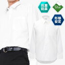 学生服 シャツ 長袖 スクールシャツ ワイシャツ カッターシャツ 男子 形態安定/防汚加工/抗菌防臭 白 110A-185A/150B-185B