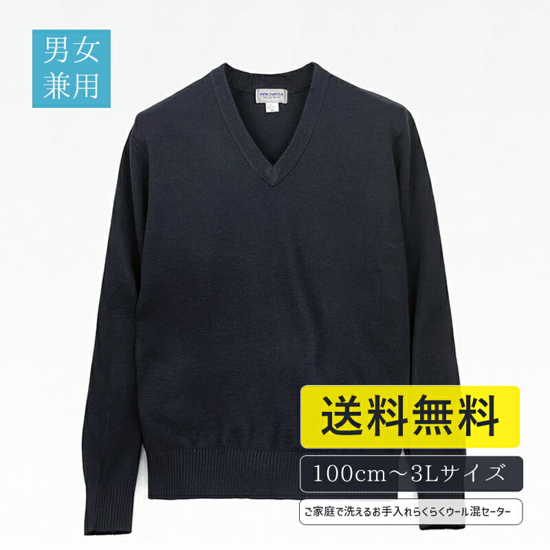 学生服 セーター 制服【レビューを書いて500円OFFクーポン発行】男女兼用 小学生制服 中学生 高校生 ウール混 スクー…