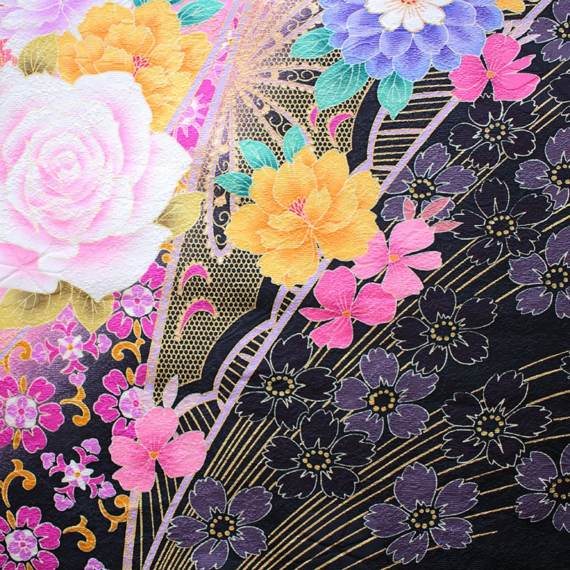 【レンタル】 成人式 振袖 17点セット 振袖レンタル フルセット f504-s 【往復送料無料】 二十歳 振袖 Mサイズ レンタル 成人式 振袖 正絹 赤 花柄 振袖 20歳 レディース レンタル着物 成人式 謝恩会