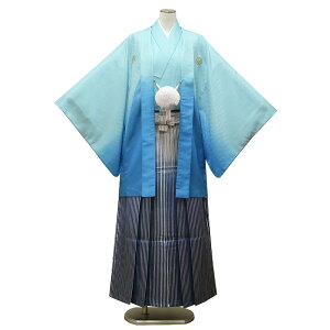 【レンタル】 成人式 紋付袴 9点セット 羽織袴レンタル フルセット men013-s (mb046-hb050)【往復送料無料】 二十歳 羽織袴 レンタル 成人式 袴 水色 無地 ストライプ 羽織袴 紋 丸に違い鷹の羽 20歳 メンズ レンタル着物 成人式 謝恩会安売り